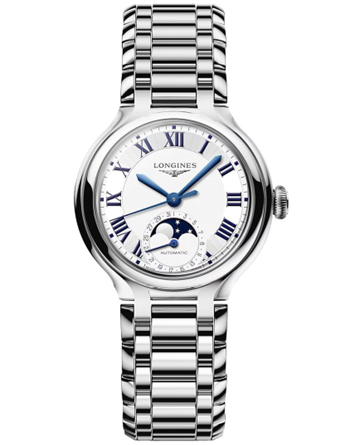 Часы Longines PrimaLuna L8.126.4.71.6 — женские, серебристый