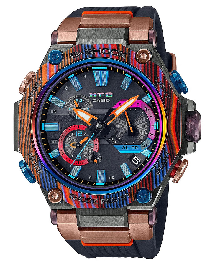 Часы Casio G-Shock Premium MTG-B2000XMG-1A Rainbow Mountain — мужские