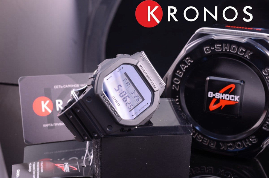 Часы Casio G-Shock DW-5600BBMA-1 — Япония, мужские