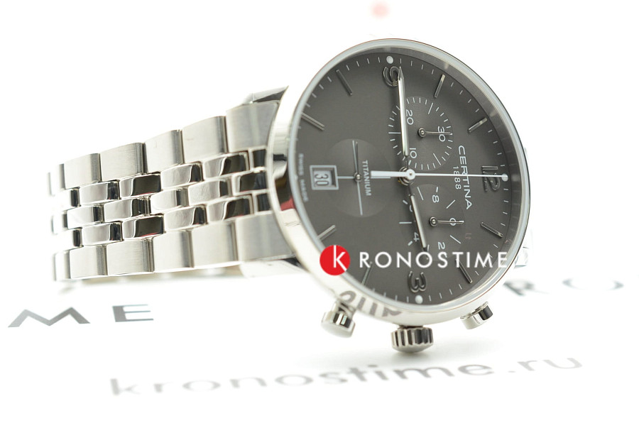 Часы Certina DS Caimano Chronograph C035.417.44.087.00 — титановый, мужские