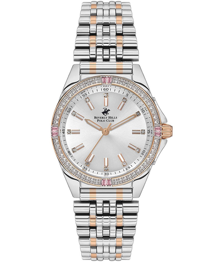 Часы Beverly Hills Polo Club BP3587C.530 — женские, серебристый