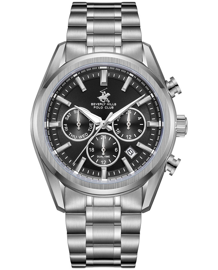 Часы Beverly Hills Polo Club BP3698X.350 — мужские, серый