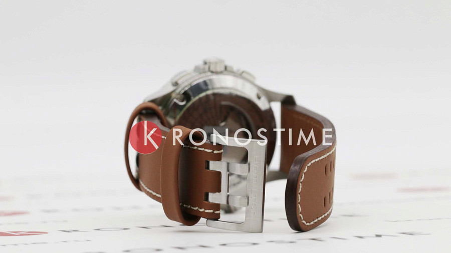 Часы Hamilton Khaki Aviation X Wind Day Date Auto Chrono H77616533 — сталь, механические