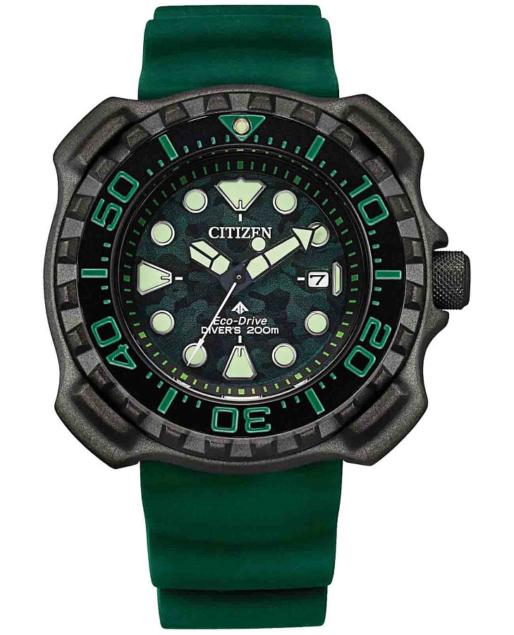 Часы Citizen Promaster BN0228-06W — мужские, зеленый