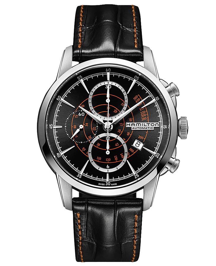 Часы Hamilton Jazzmaster Auto Chrono H40656731 — мужские, черный