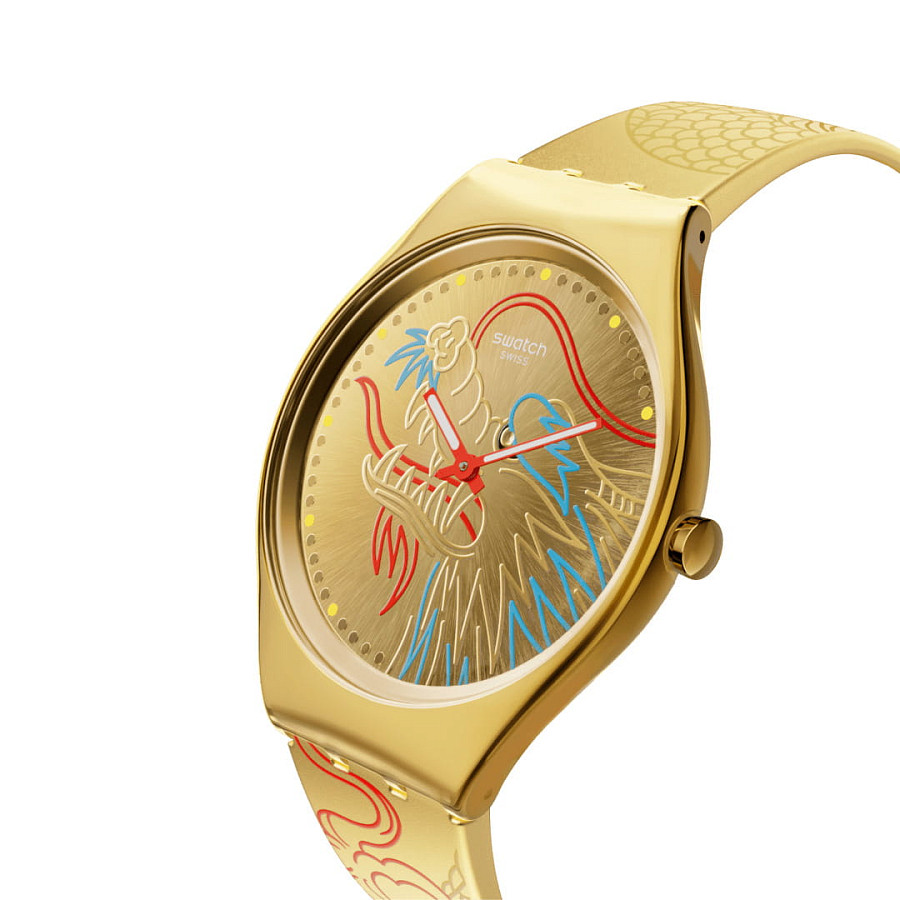 Часы Swatch Skin Irony SYXZ104 — кварцевые, металл сталь