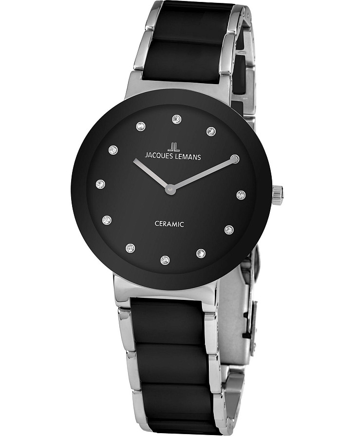 Часы Jacques Lemans High Tech Ceramic 42-7G — женские, черный
