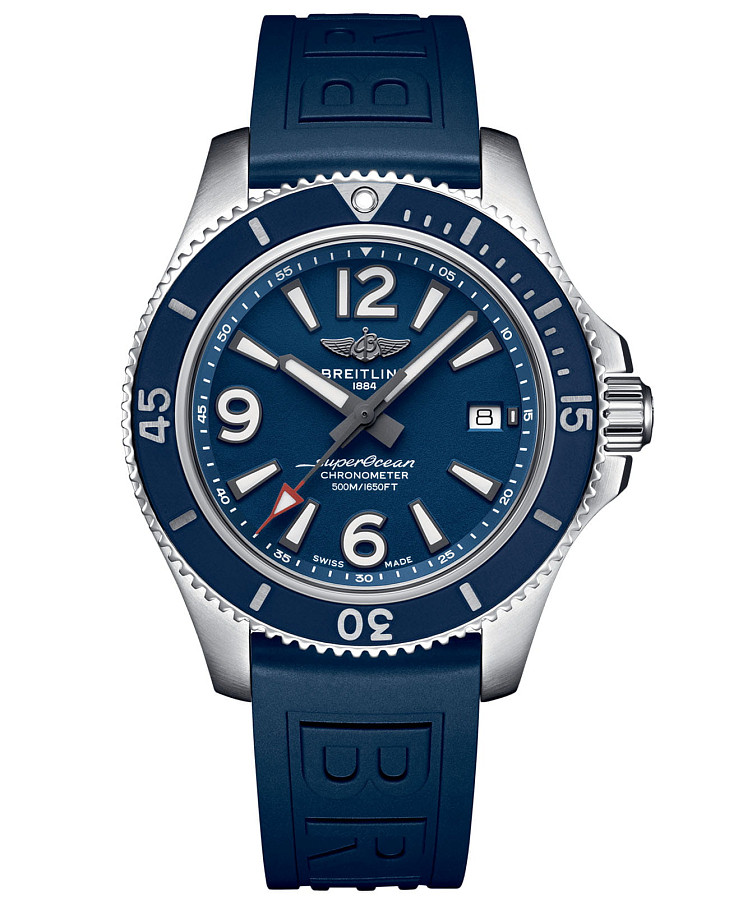 Часы Breitling Superocean Automatic 42 A17366D81C1S1 — мужские, синий