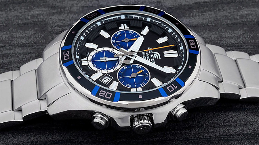 Часы Casio Edifice EFR-534D-1A2 — алюминий сталь металл, Япония