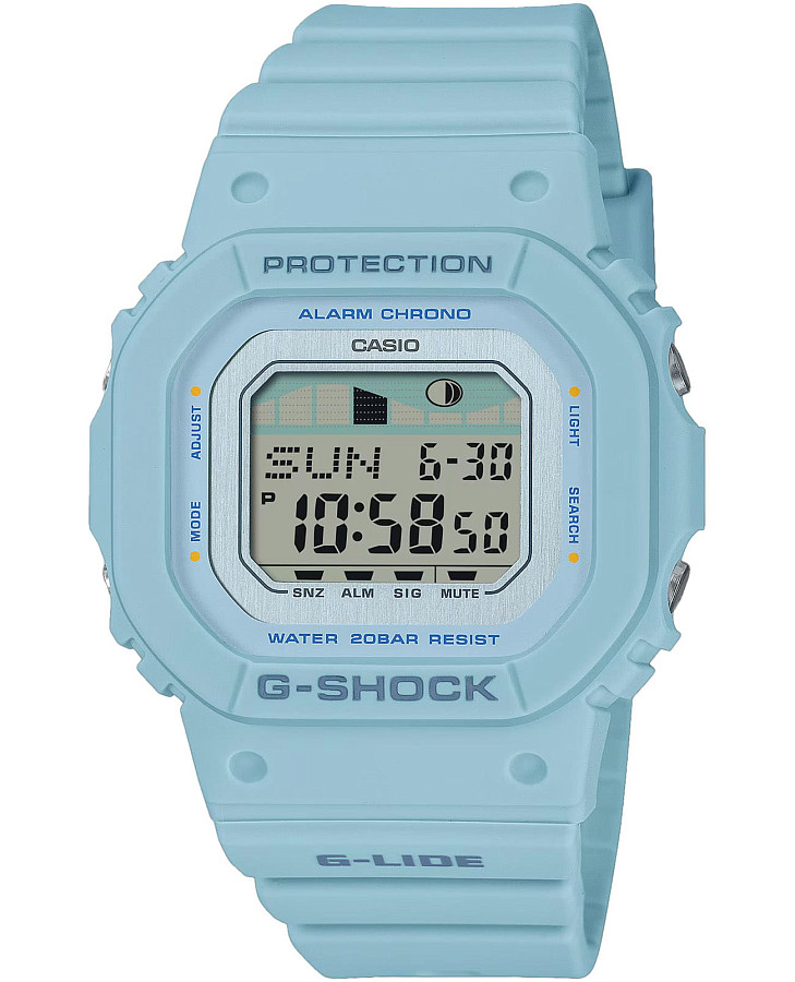 Часы Casio G-Shock GLX-S5600-2DR (GLX-S5600-2) — женские, серый