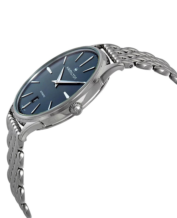 Часы Hamilton Jazzmaster Thinline Auto H38525141 — механические, сталь металл