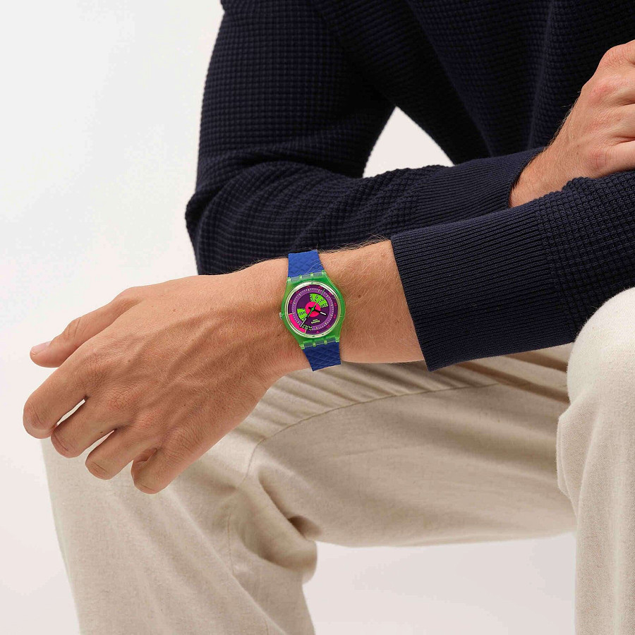 Часы Swatch Neon Skychart SO28G704 — артикул SO28G704