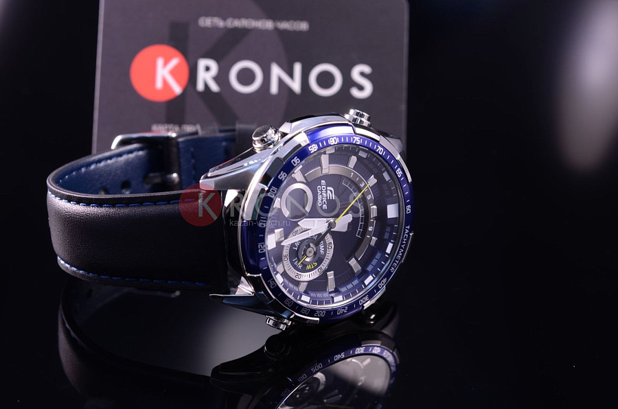 Часы Casio Edifice ERA-600L-2A — кварцевые, сталь металл