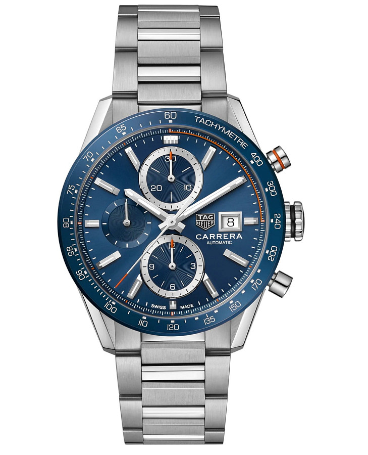Часы TAG Heuer Carrera CBM2112.BA0651 — мужские, синий