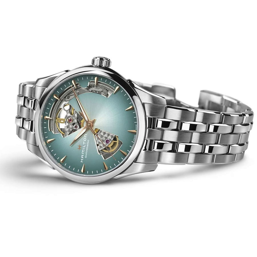Часы Hamilton Jazzmaster Open Heart Auto 36 mm H32215143 — металл сталь, Швейцария