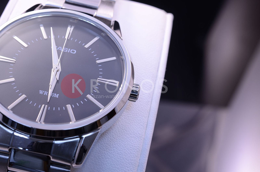 Часы Casio Collection MTP-1303D-1AVDF (MTP-1303D-1A) — черный, сталь металл
