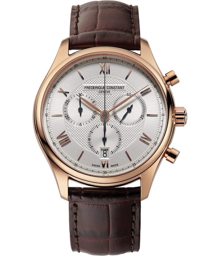 Часы Frederique Constant Classics Quartz Chronograph FC-292MV5B4 — мужские, белый