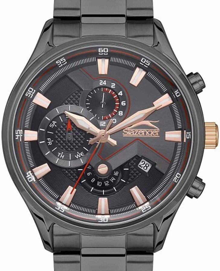 Часы Slazenger SL.09.2146.2.04 — кварцевые, суперметалл металл