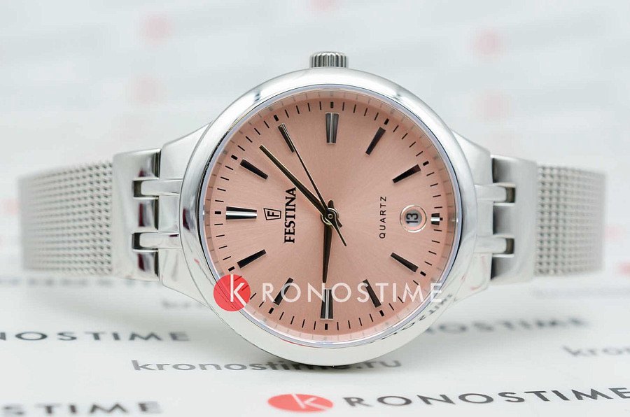 Часы Festina Mademoiselle F20712/3 — кварцевые, металл сталь