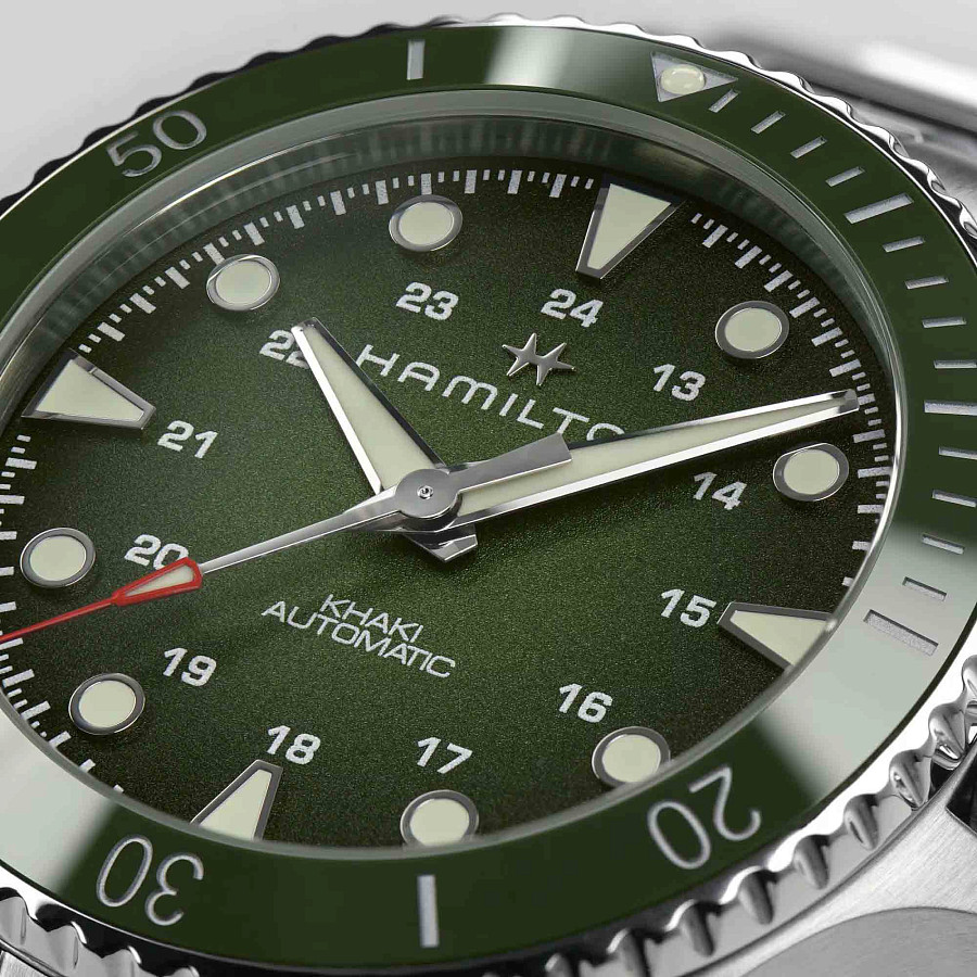 Часы Hamilton Khaki Navy Scuba Automatic H82525160 — нержавеющая сталь, мужские