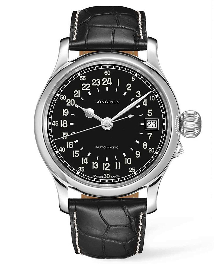 Часы Longines Twenty-Four Hours L2.751.4.53.4 — мужские, черный