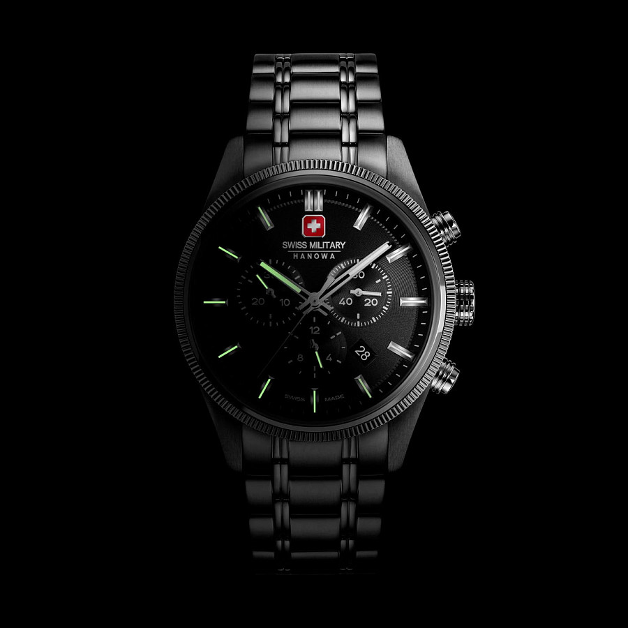 Часы Swiss Military Hanowa Air Man SMWGI0003102 — мужские, серебристый
