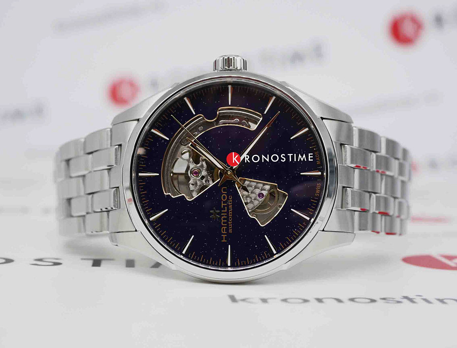 Часы Hamilton Jazzmaster Open Heart Auto H32705140 — механические, сталь