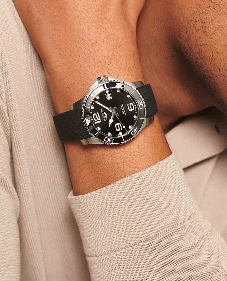 Часы Longines HydroConquest L3.780.4.56.9 — Швейцария, механические