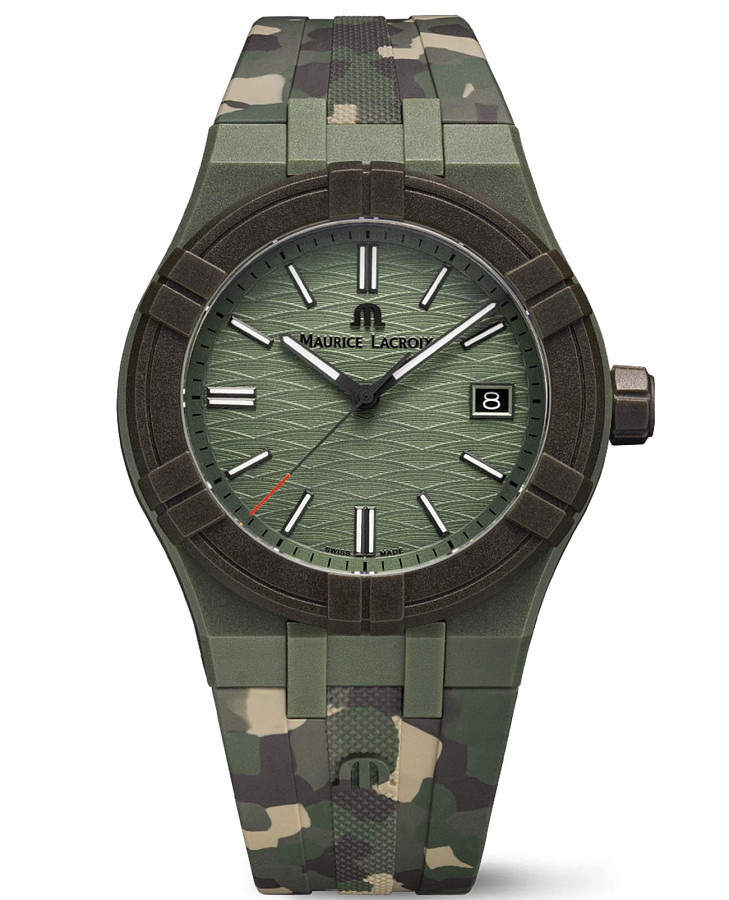 Часы Maurice Lacroix Aikon Tide AI2008-D33DZ-000-0 — мужские, зеленый