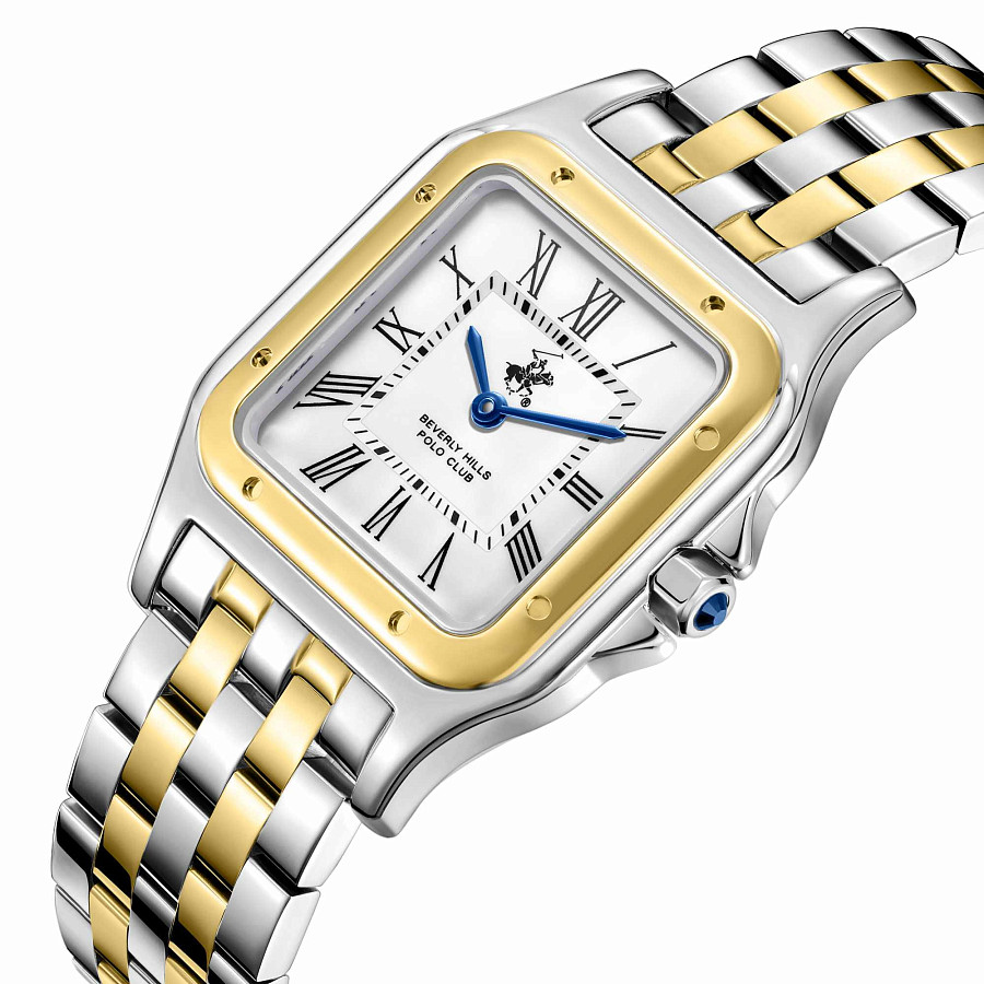 Часы Beverly Hills Polo Club BP3824C.230 — белый, металл суперметалл
