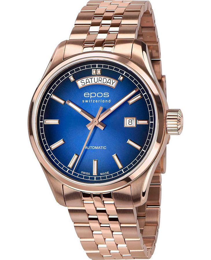 Часы Epos Passion 3501.142.24.96.34 — мужские, синий