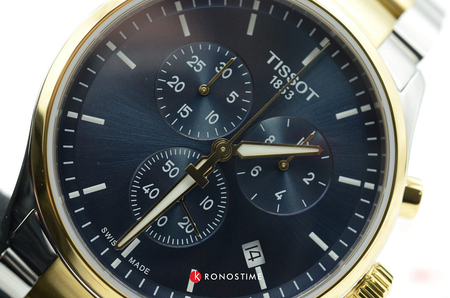 Часы Tissot Chrono XL Classic T116.617.22.041.00 — синий, сталь металл