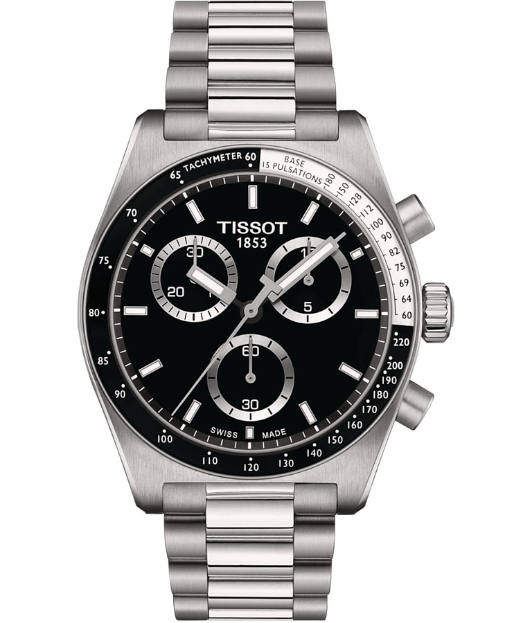 Часы Tissot PRS 516 Chronograph T149.417.11.051.00 — мужские, черный