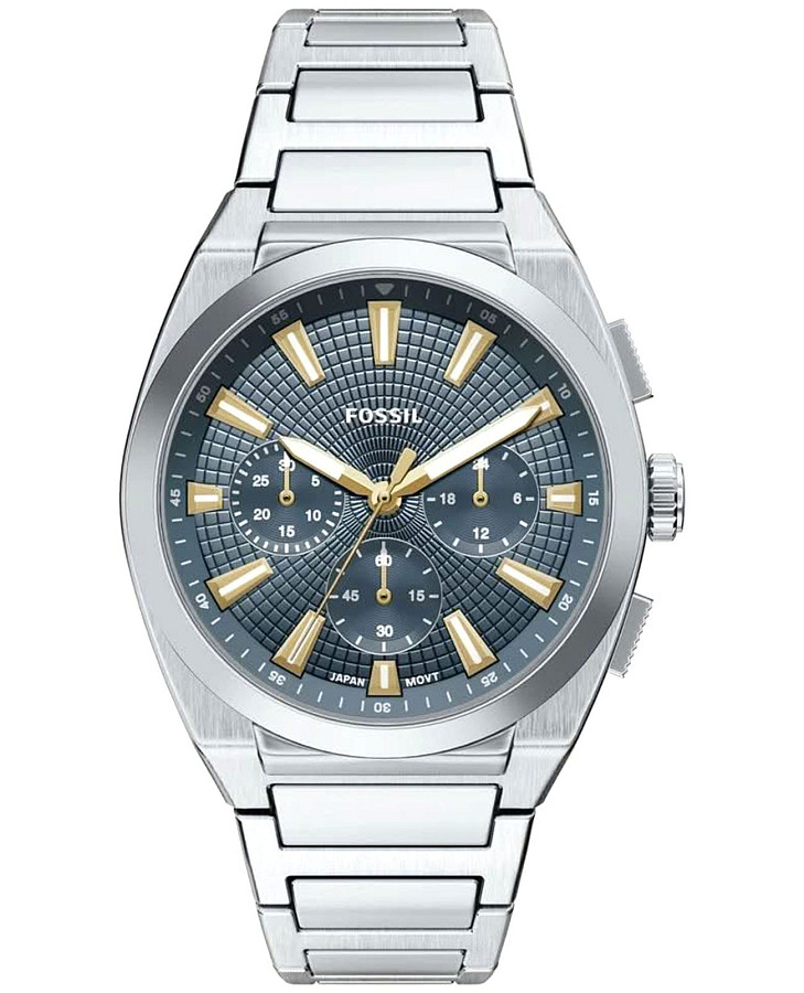 Часы Fossil Everett FS6154 — мужские, синий