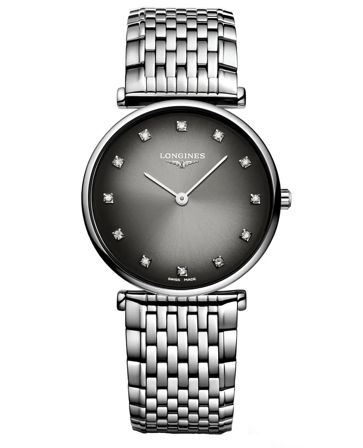 Часы Longines La Grande Classique L4.512.4.77.6 — женские, серый
