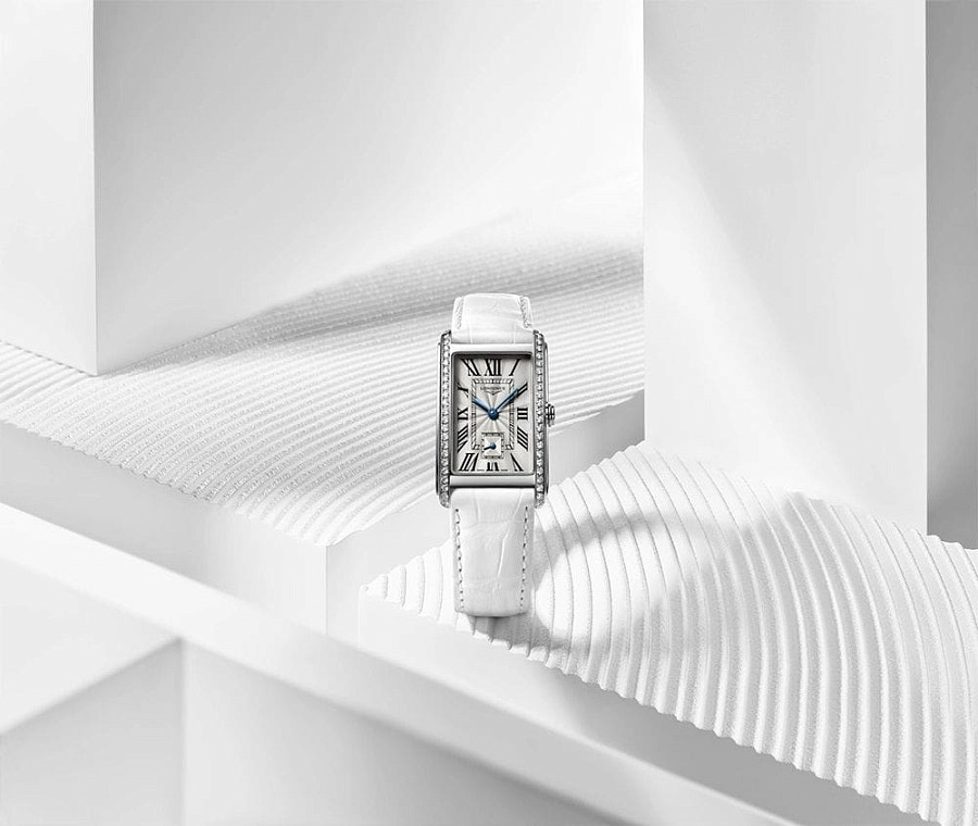 Часы Longines DolceVita L5.255.0.71.2 — белый, металл сталь