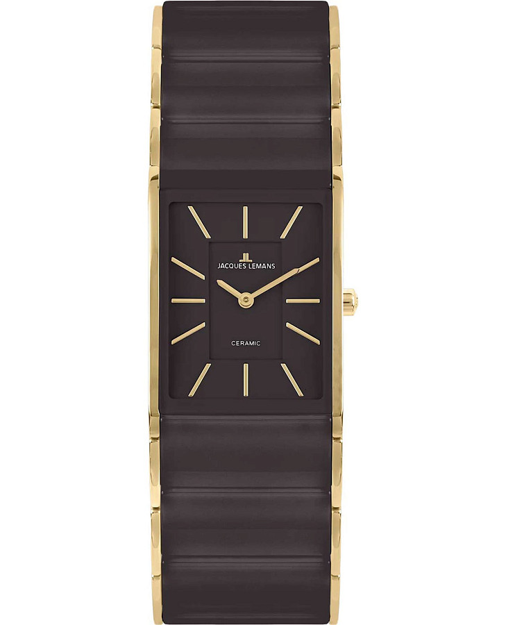 Часы Jacques Lemans 1-2214G — женские, коричневый