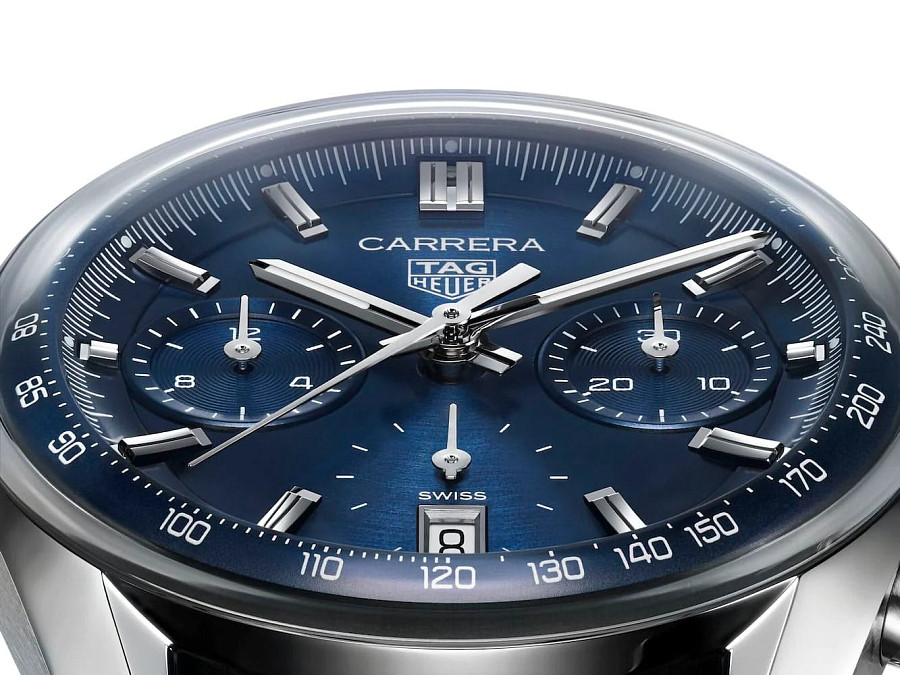 Часы TAG Heuer Carrera Chronograph CBS2212.FC6535 — кожаный, мужские
