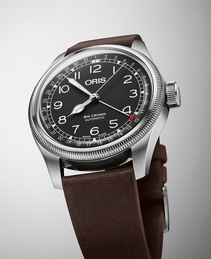 Часы Oris Big Crown Waldenburgerbahn Limited Edition 01 754 7785 4084-Set — кожаный, мужские