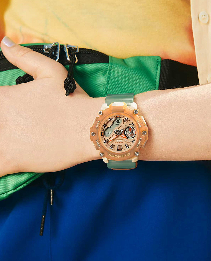 Часы Casio G-Shock GMA-S2200PE-5ADR — электронные, пластик