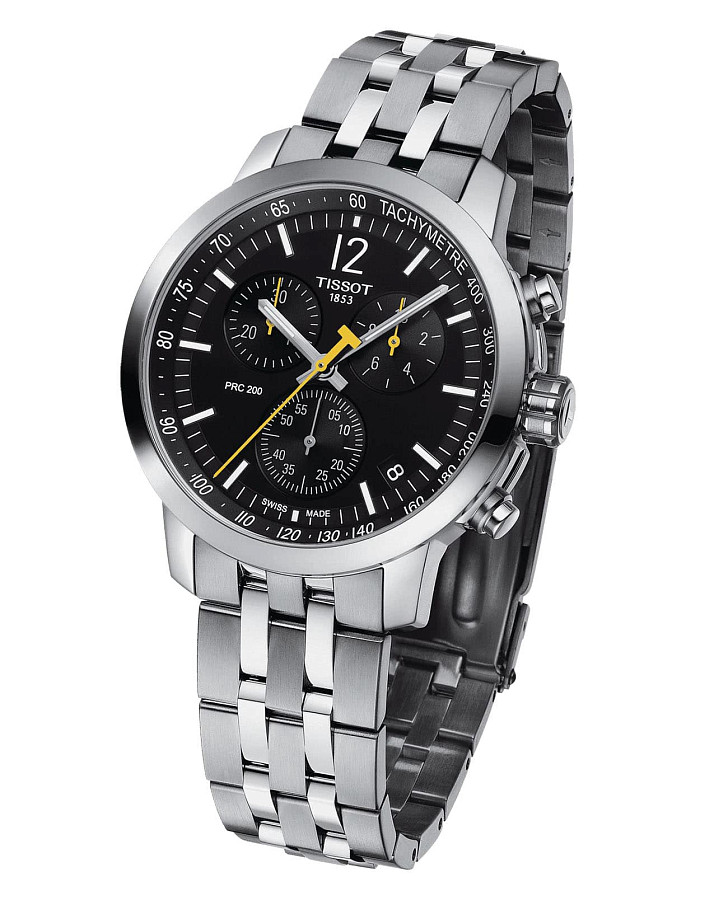Часы Tissot PRC 200 Chronograph T114.417.11.057.00 — мужские, нержавеющая сталь
