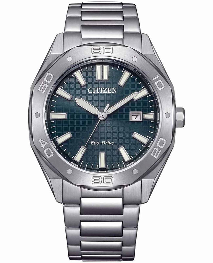 Часы Citizen Eco-Drive BM7630-80X — мужские, зеленый