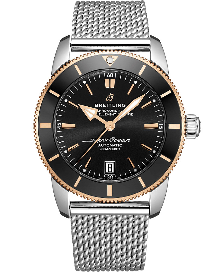 Часы Breitling Superocean Heritage B20 Automatic 42 UB2010121B1A1 — мужские, черный