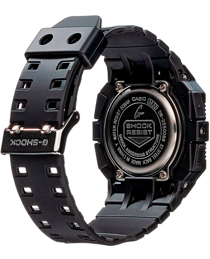 Часы Casio G-Shock DW-D5500BB-1 — артикул DW-D5500BB-1ER