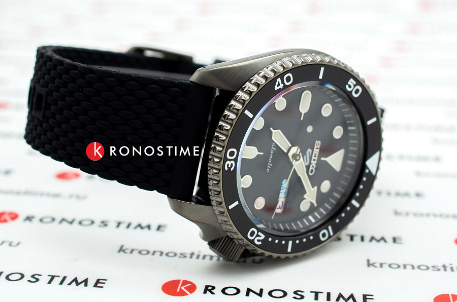 Часы Seiko 5 Sports SRPD65K2 — силикон, мужские
