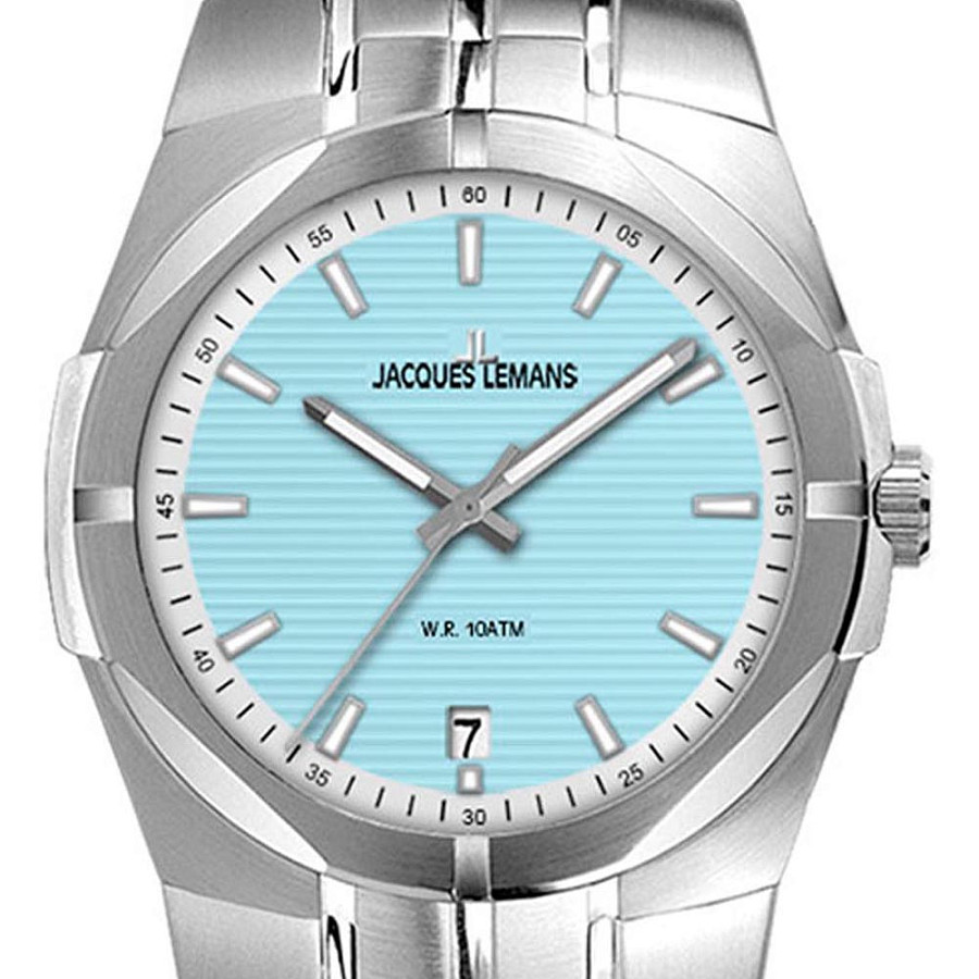 Часы Jacques Lemans 1-2179E — кварцевые, сталь металл