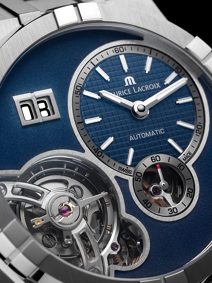 Часы Maurice Lacroix Aikon Master Grand Date AI6118-SS00E-430-C — металл сталь, Швейцария