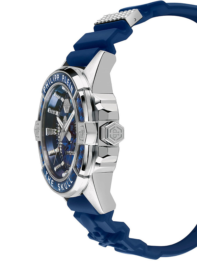 Часы Philipp Plein The Skull Carbon Fiber PWAAA1722 — силикон, мужские