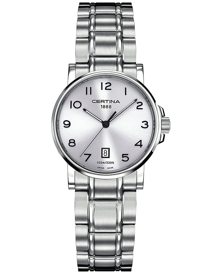 Часы Certina DS Caimano C017.210.11.032.00 — женские, серебристый