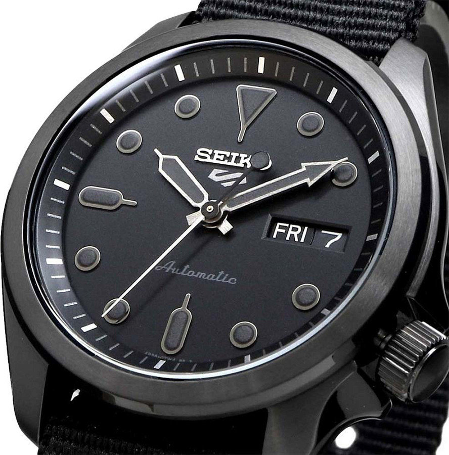 Часы Seiko 5 Sports SRPE69K1S — механические, Япония, мужские